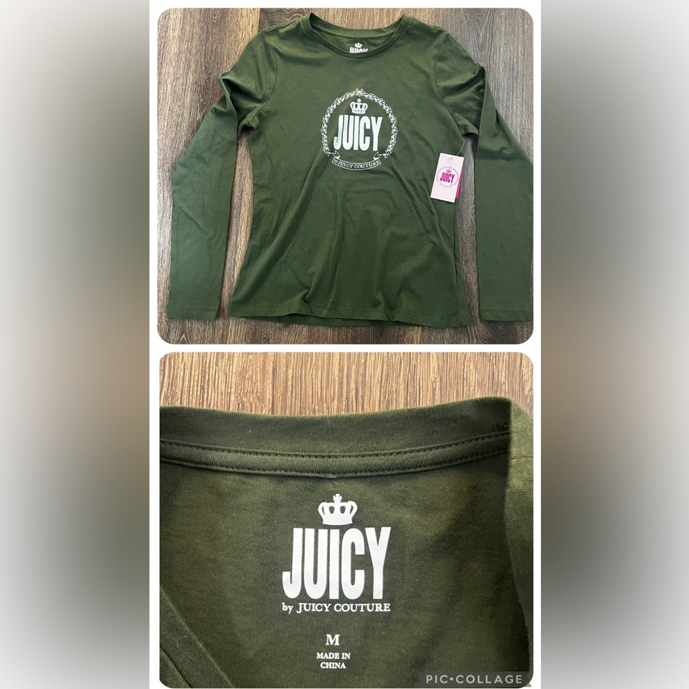 Juicy Long sleeve Shirt - Size Medium - NWT